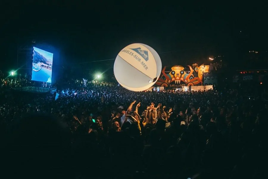 Ballon Géant Lumineux à LED - Animation concert, festival, boîte