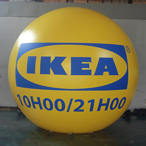 Ballon géant gonflable à l'hélium : 3,50m en PVC