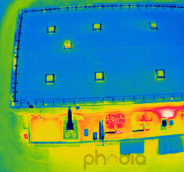 thermographie toit des locaux de Ceramic Coating Center